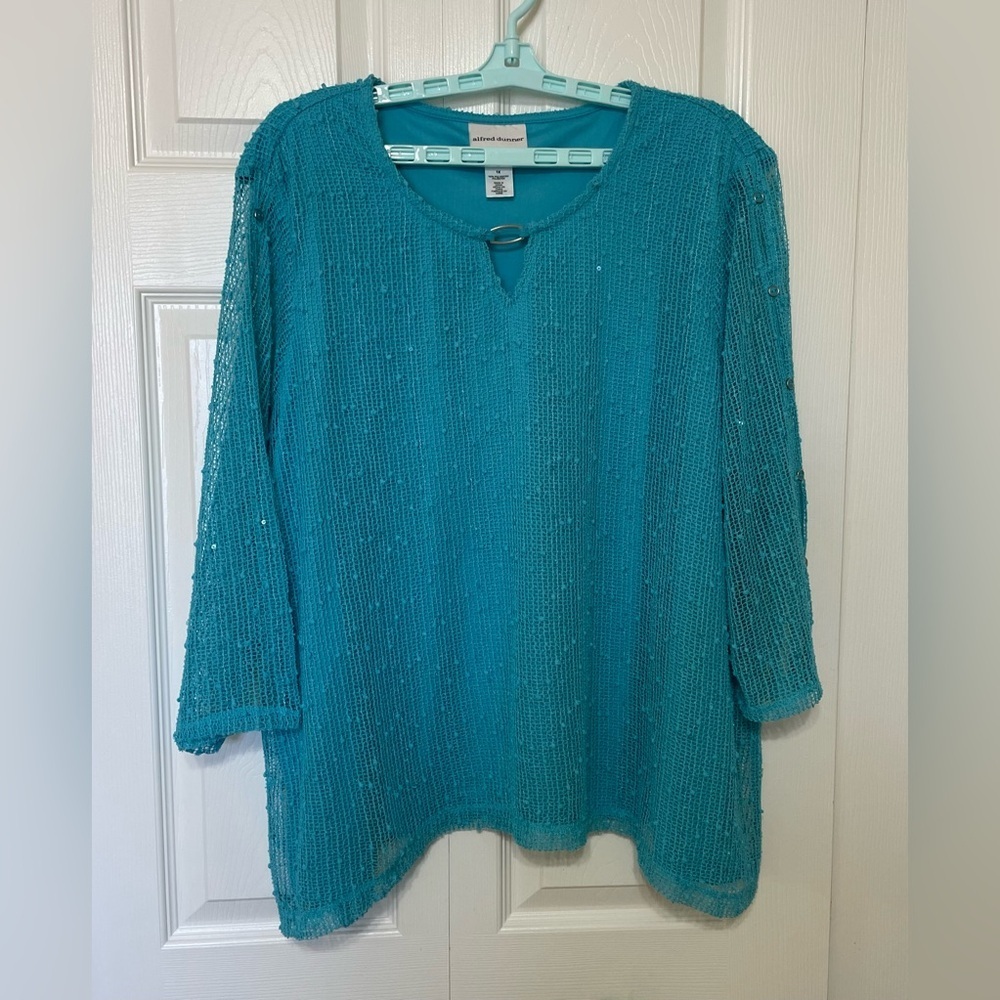 Alfred Dunner Plus Size 1X long sleeve top
